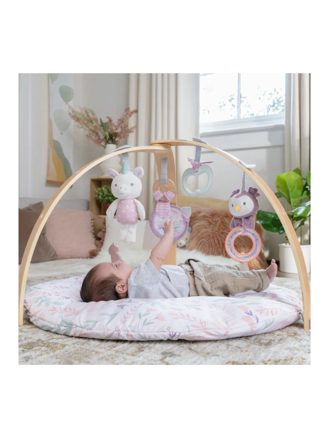 Ingenuity Cozy Spot Reversible Duvet Activity Gym - Harbor Haven (No Color- Image 4)