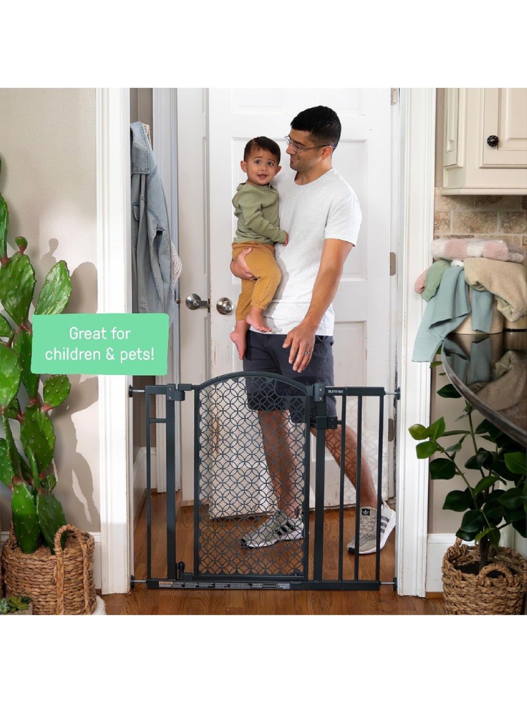 Summer Infant The Doorway Series Pet and Baby Gate - Espresso (No Color- Image 4)