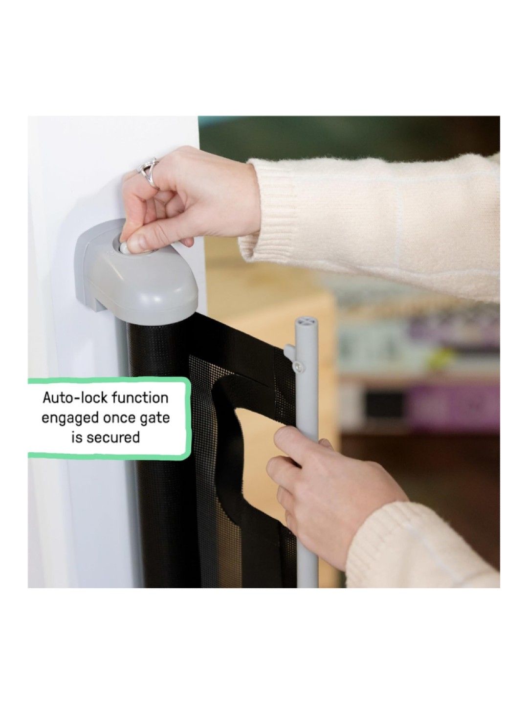 Summer Infant The Thruway Series Pet and Baby Retractable Gate - Black (No Color- Image 2)