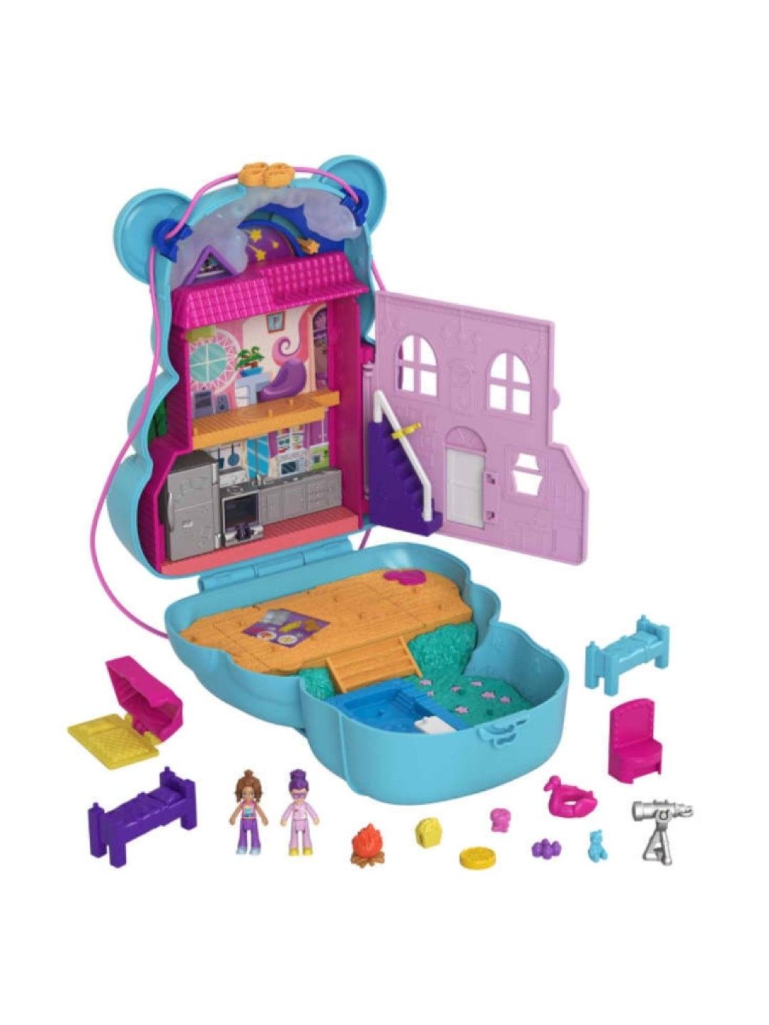 Polly Pocket Teddy Bear Purse Compact (No Color- Image 1)