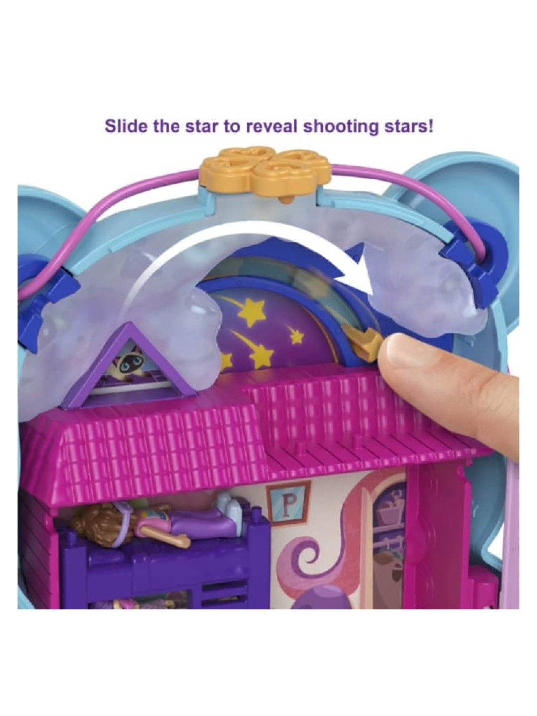 Polly Pocket Teddy Bear Purse Compact (No Color- Image 3)