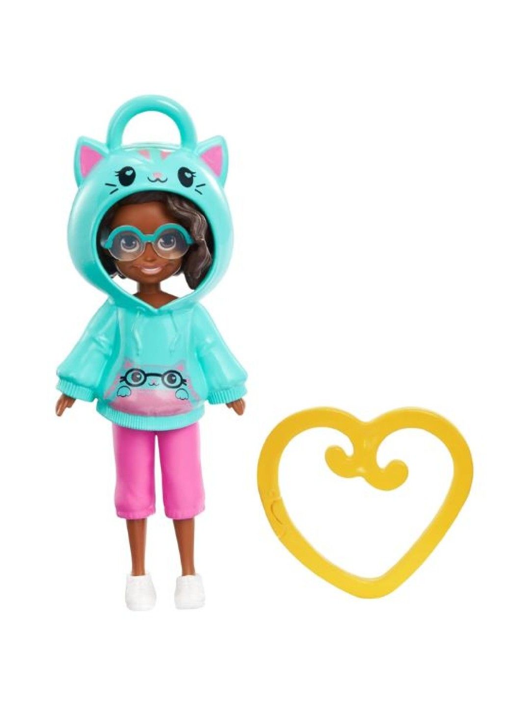 Polly Pocket Hoodie Buddy 1 Cat (No Color- Image 1)
