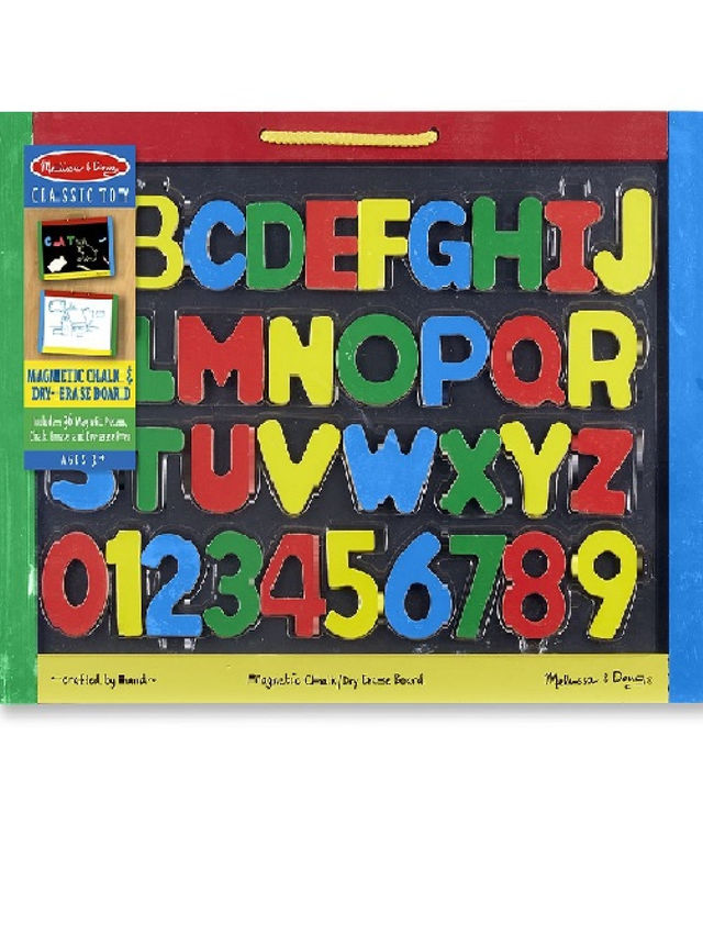 Melissa and Doug Magnetic Chalkboard/Dry-Erase Board