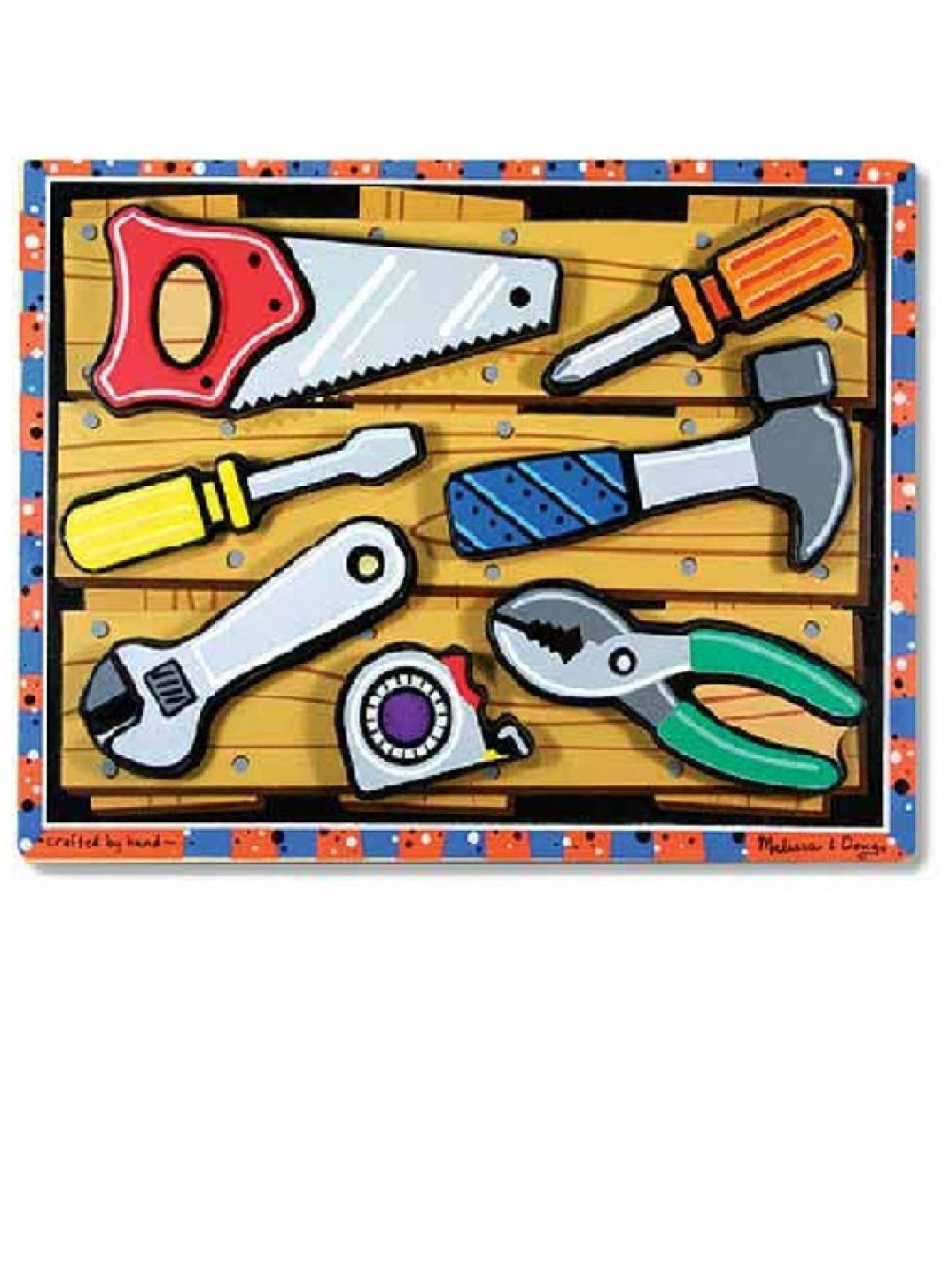 Melissa and Doug Tools - Chunky Puzzle (No Color- Image 1)