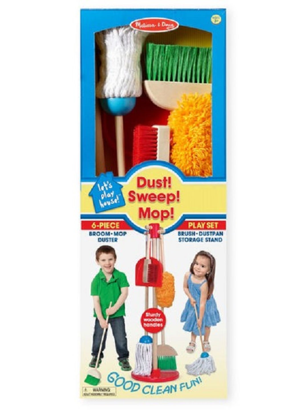 Melissa and Doug Lets Play House! Dust! Sweep! Mop!