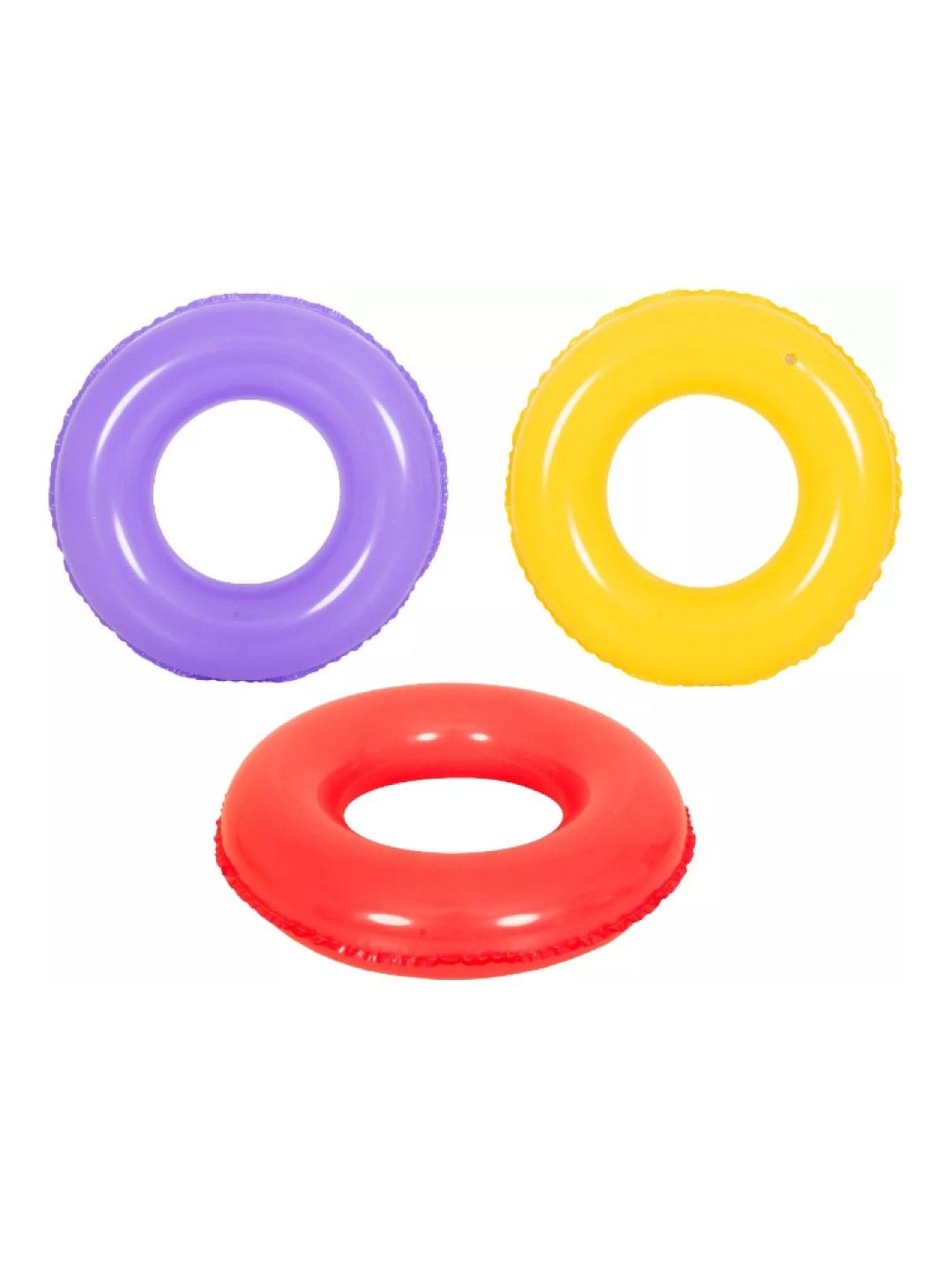 JILONG Plain Swim Ring 24" - Yellow (No Color- Image 2)