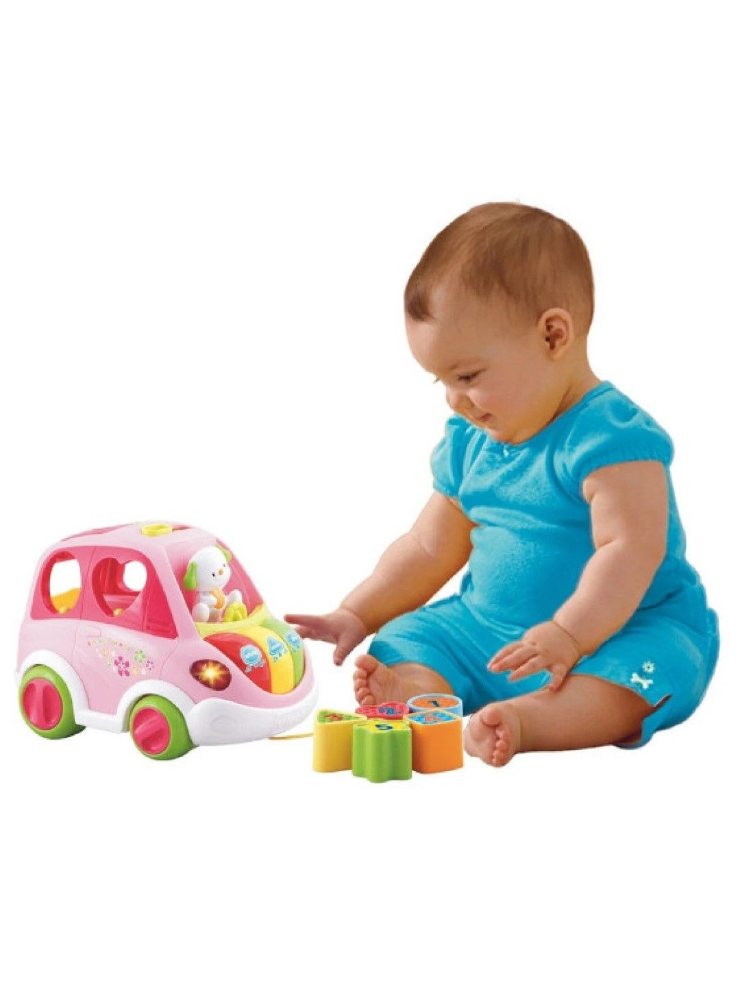 VTech Baby Sort and Learn Car (Pink- Image 3)