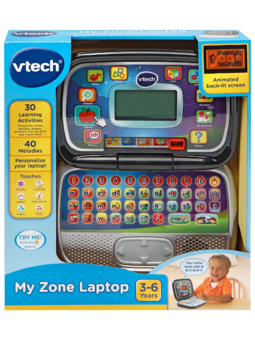 VTech My Zone Laptop (Black- Image 2)