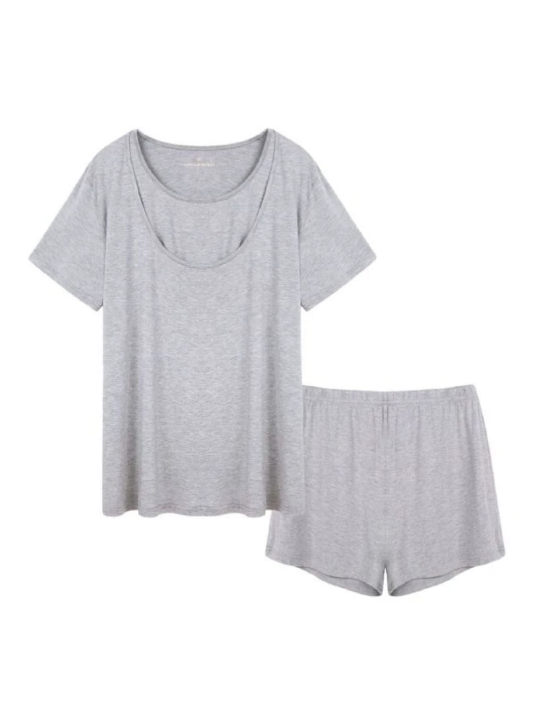 Linen & Homes Angel Nursing Friendly Lounge Wear Set (T-Shirt + Shorts)