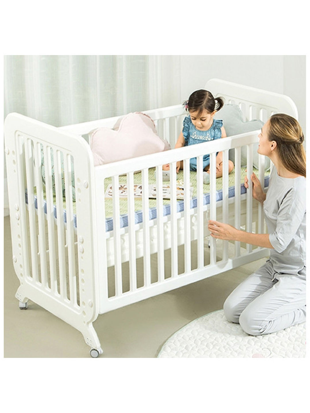 Cuddlebug Bailey 2in1 Crib (No Color- Image 3)