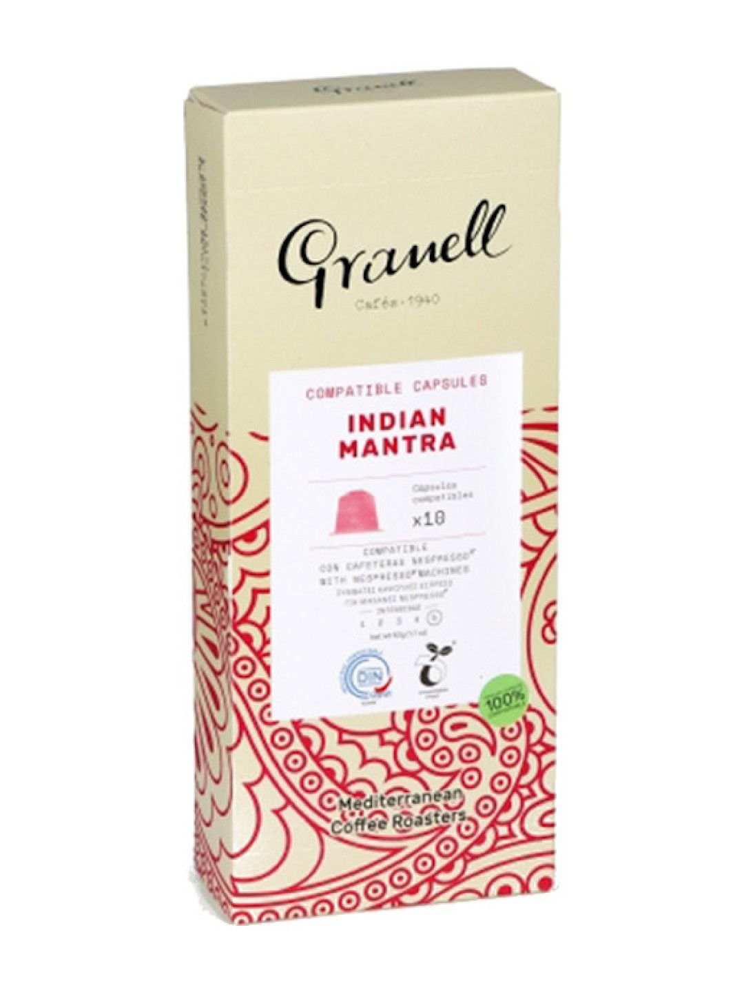 Granell Pure Origin India Nespresso Capsule Replacement Compostable (No Color- Image 1)