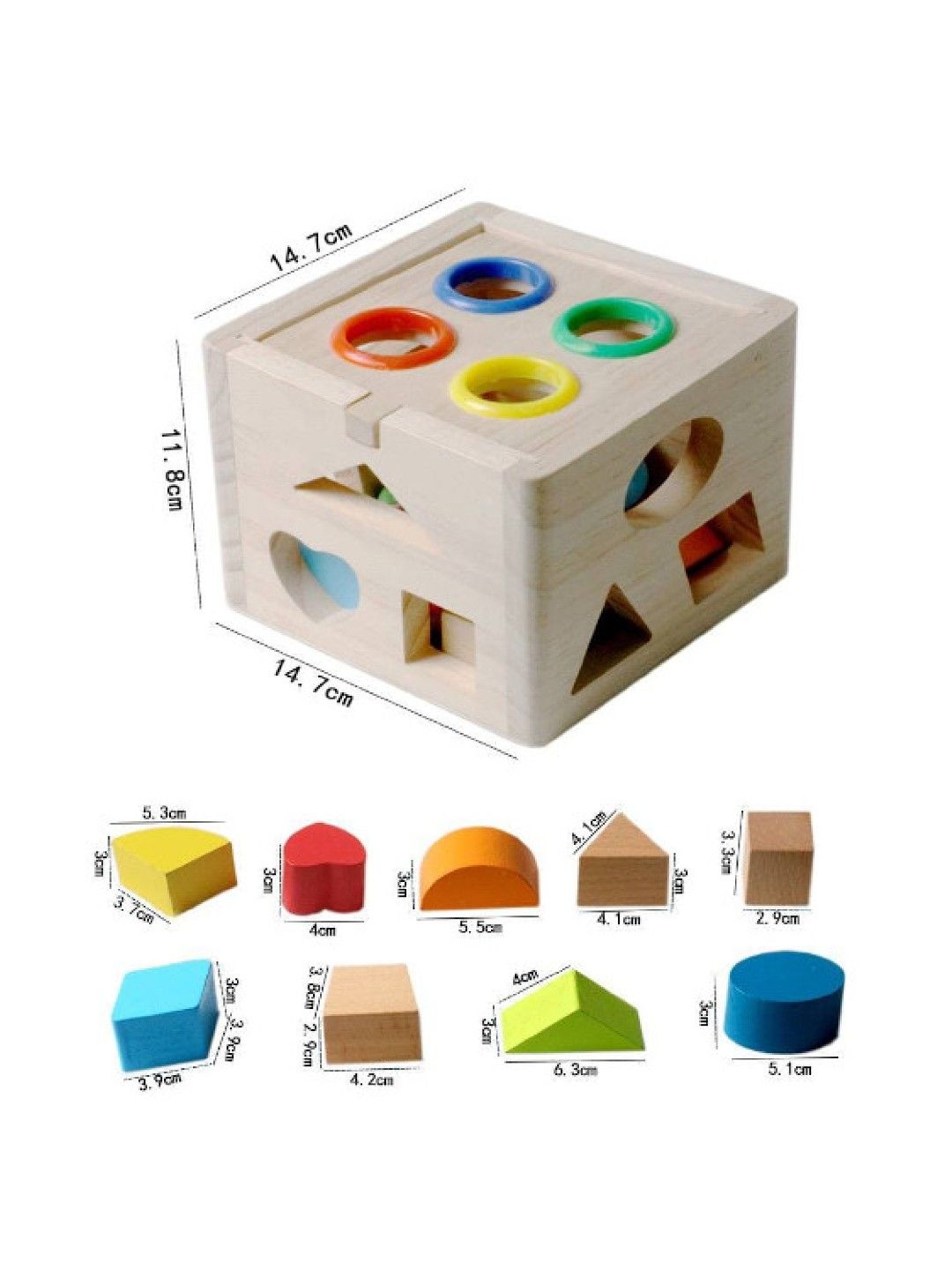 Hungry Hippo PH Shape Sorter with Mallet edamama