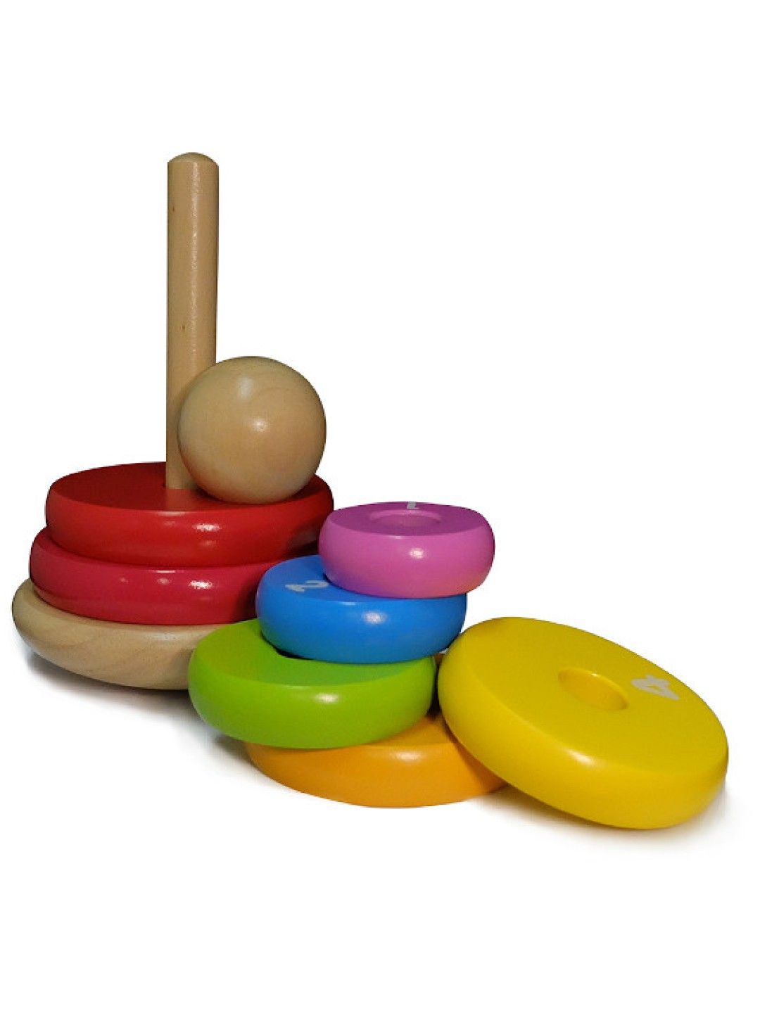 Boby Wooden Rainbow Stacker (No Color- Image 4)