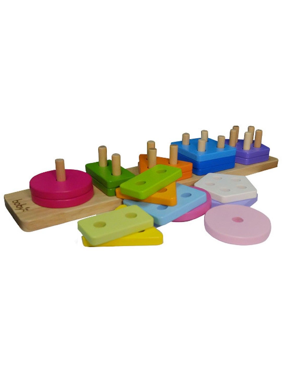 Boby Wooden Geometric Sorter (No Color- Image 4)