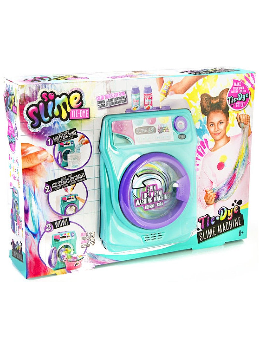 Canal Toys So DIY So Slime Premade Tie-Dye Slime Kit Washing Machine Kit (No Color- Image 2)