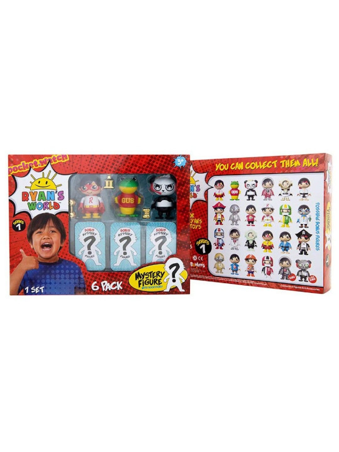 Ryan's World Mystery Figure (6-Pack) (No Color- Image 3)