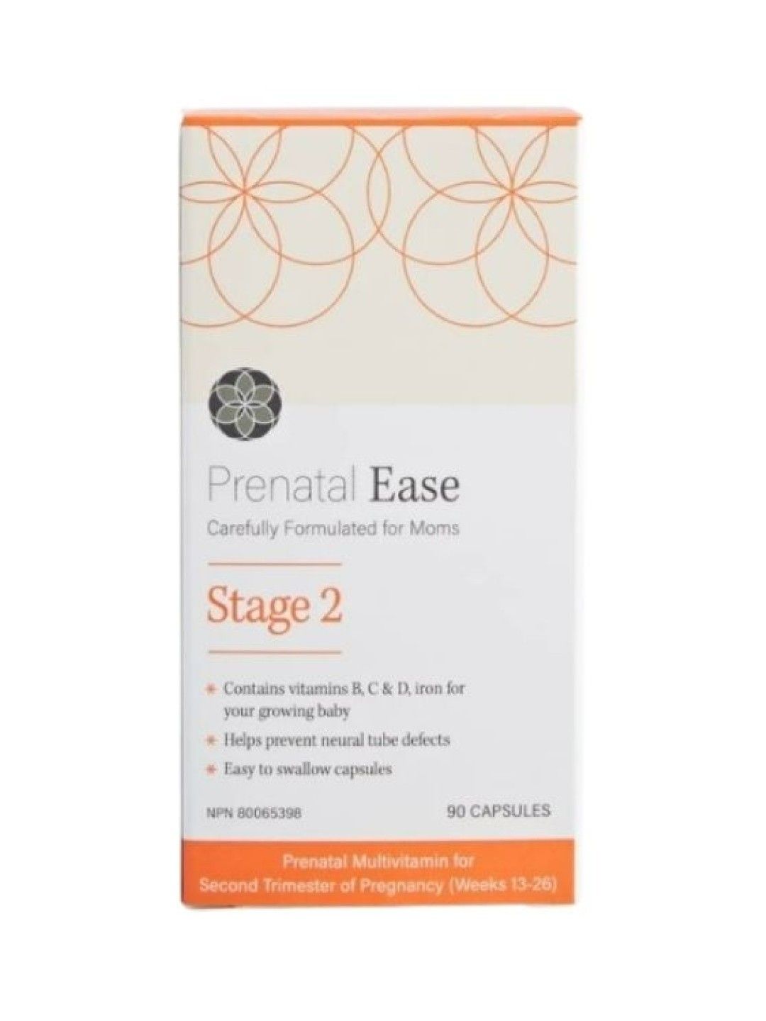 Prenatal Ease Stage 2 - 2nd Trimester (90 capsules) (No Color- Image 2)