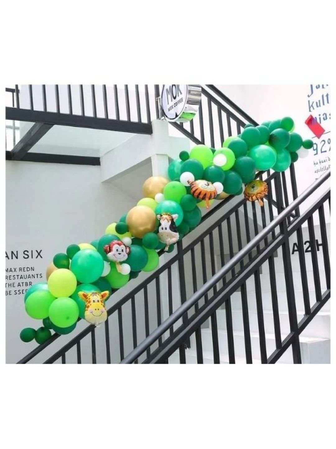 Party-Doh Green Safari Jungle Balloon Set (150pcs) (No Color- Image 3)