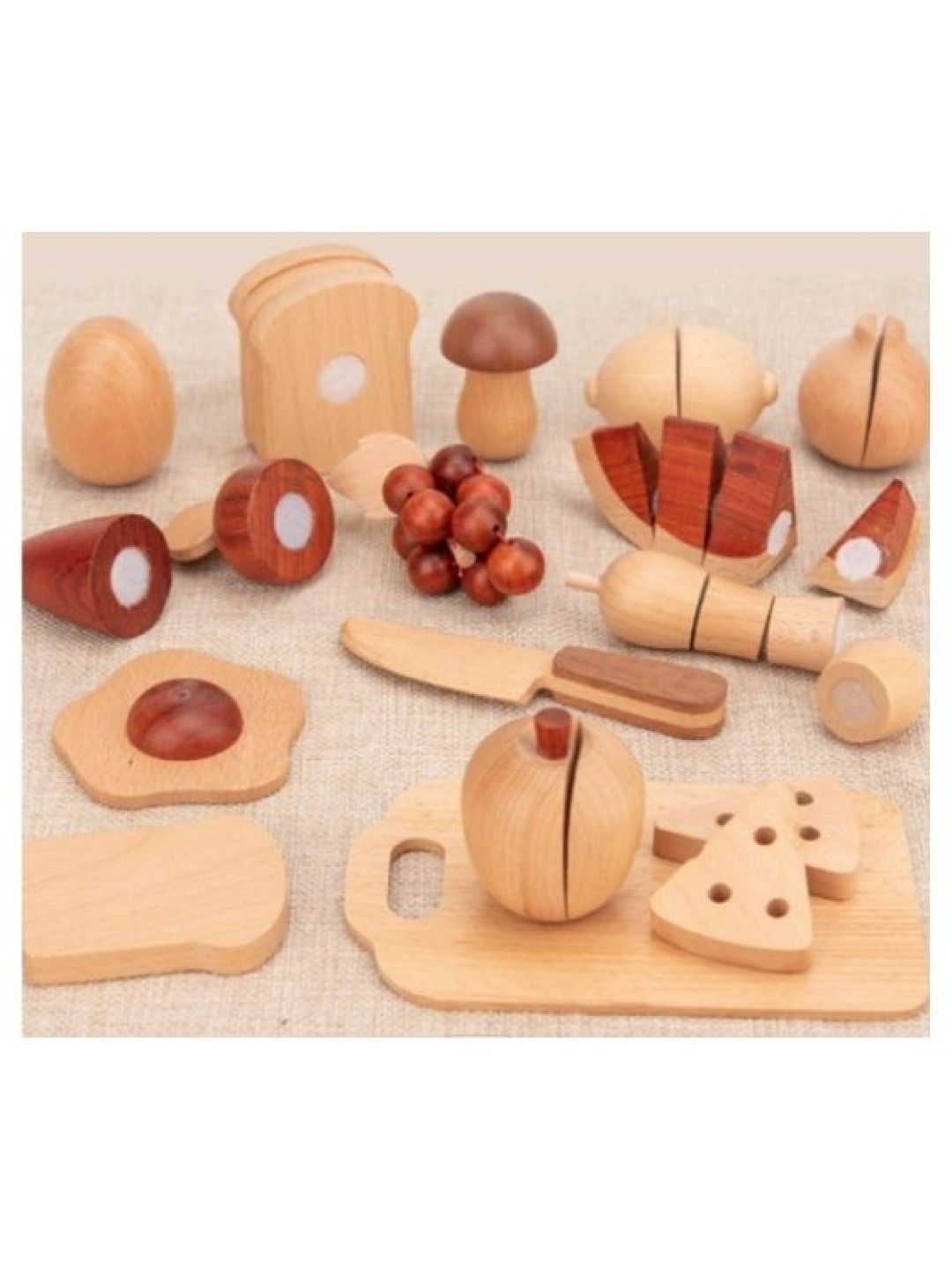 Angkop Beechwood Fruits and Veggies Slicing Set (No Color- Image 3)