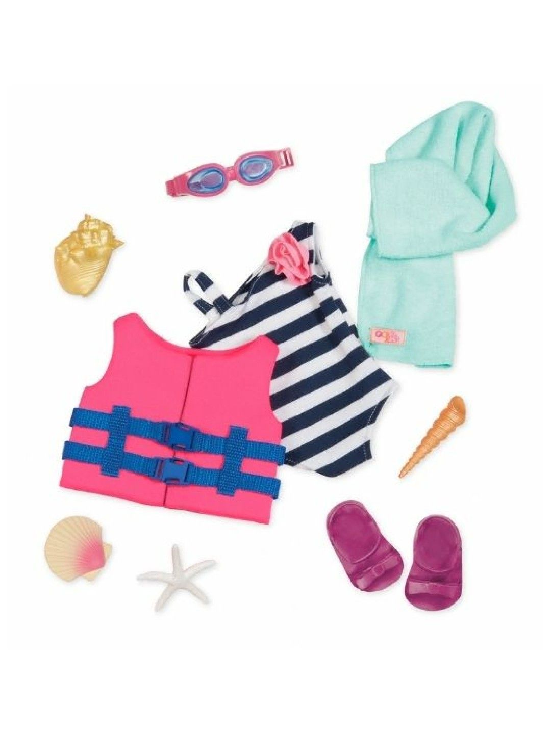 Our Generation Bathing Suit & Life Vest Outfit (No Color- Image 3)