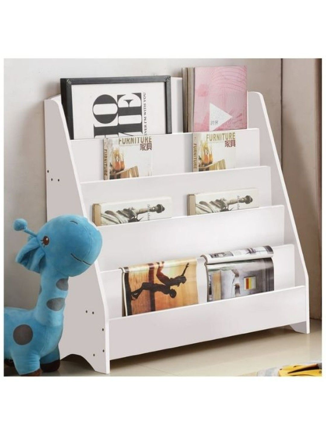 Kiddiestationph Sofia Kids Full Bookshelf (Natural- Image 3)