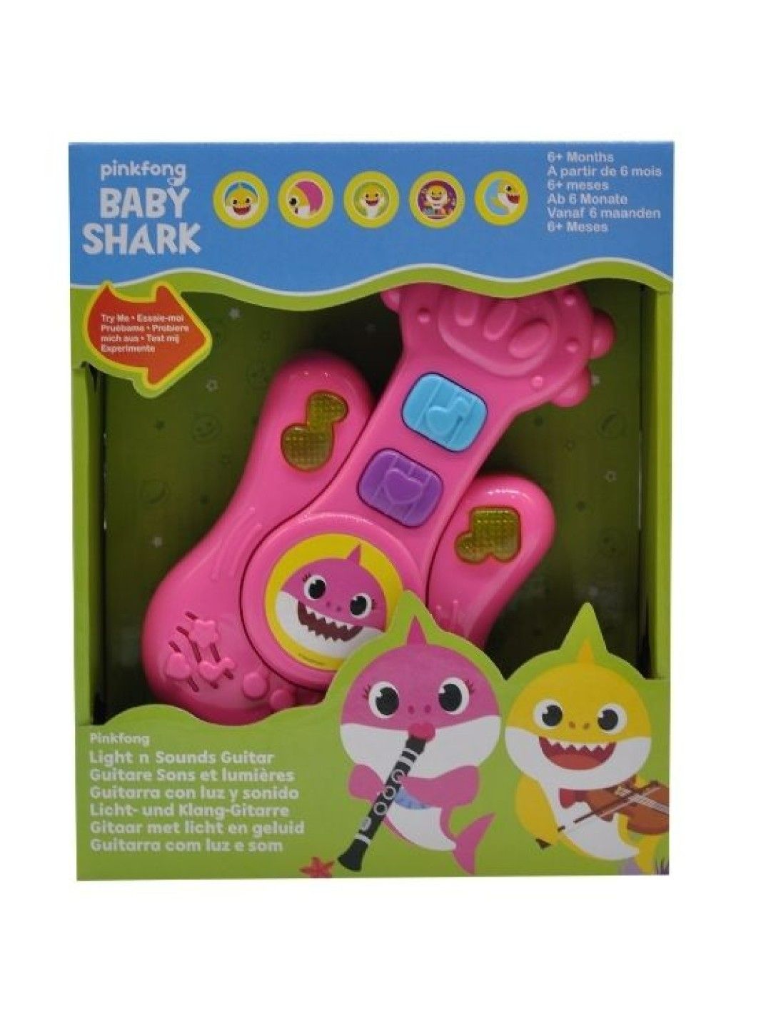 Baby Shark Pinkfong Light N' Sound Guitar (No Color- Image 3)