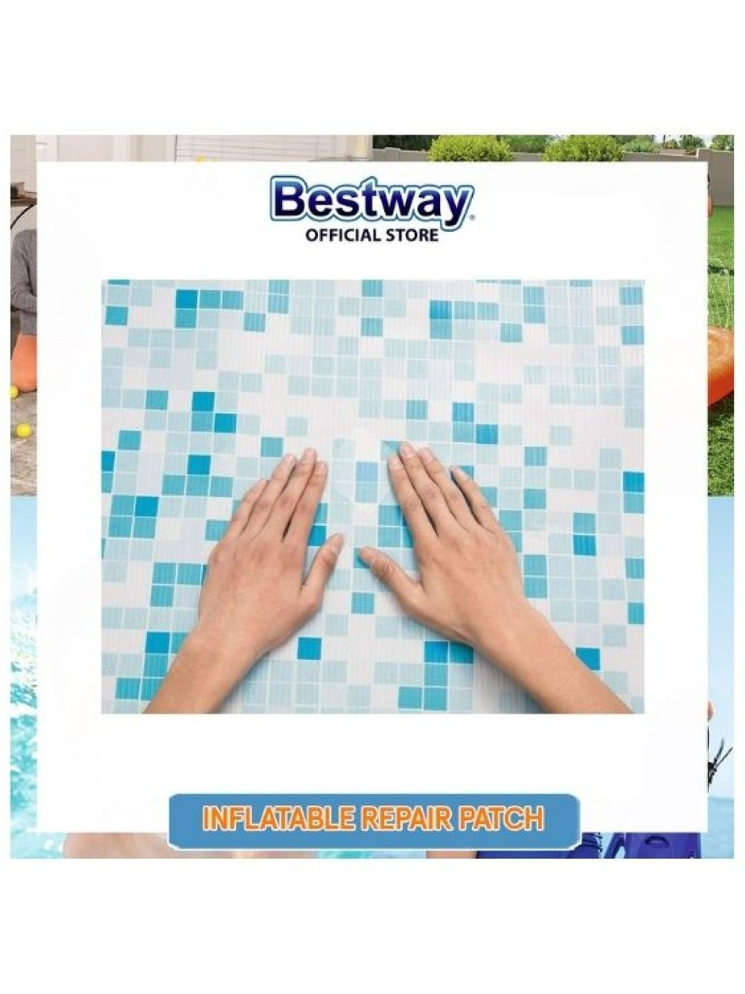 Bestway Heavy Duty Inflatable Repair Patch edamama