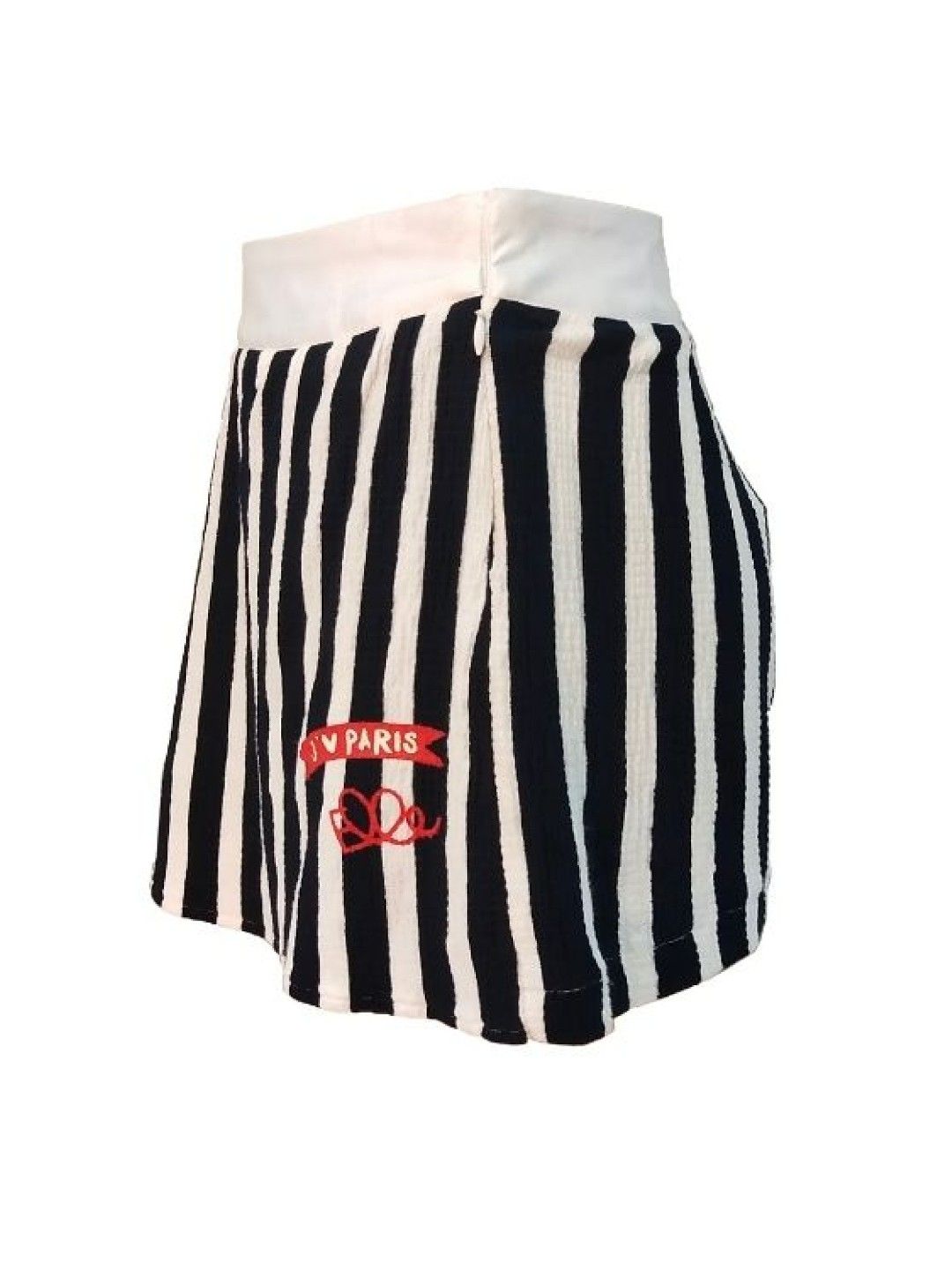 ElleKids. Stripe Structed Skort (Navy Blue- Image 2)