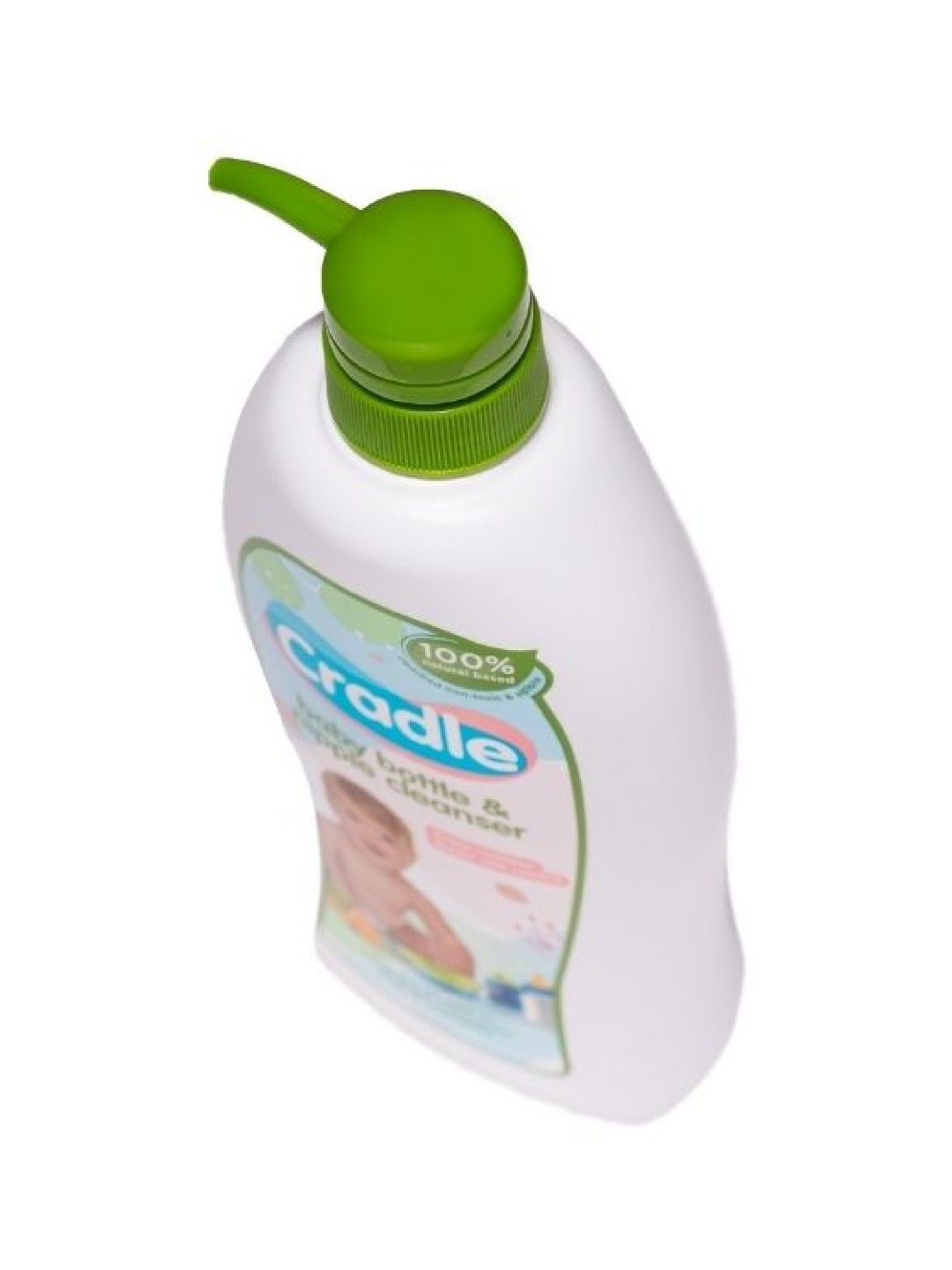 Cradle Natural Baby Bottle Wash & Nipple Cleaner-Natural & Non-toxic -700mL Pump Bottle (No Color- Image 3)