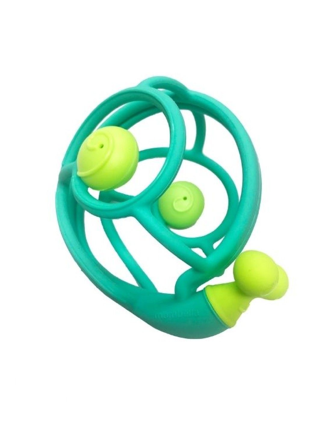 Mombella Snail Rattle Teether (Green- Image 4)