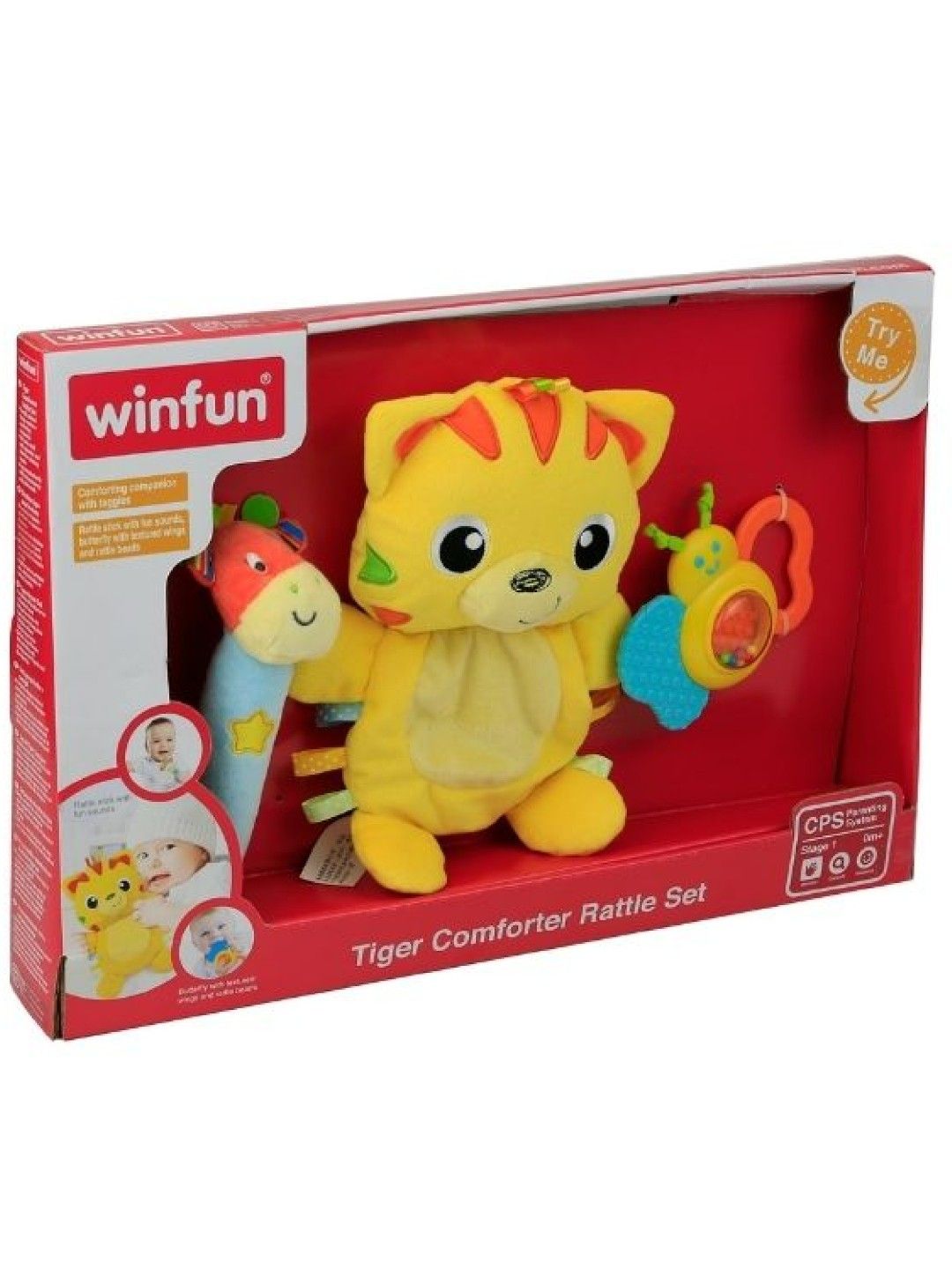 winfun Tiger Comforter Rattle Set (No Color- Image 3)