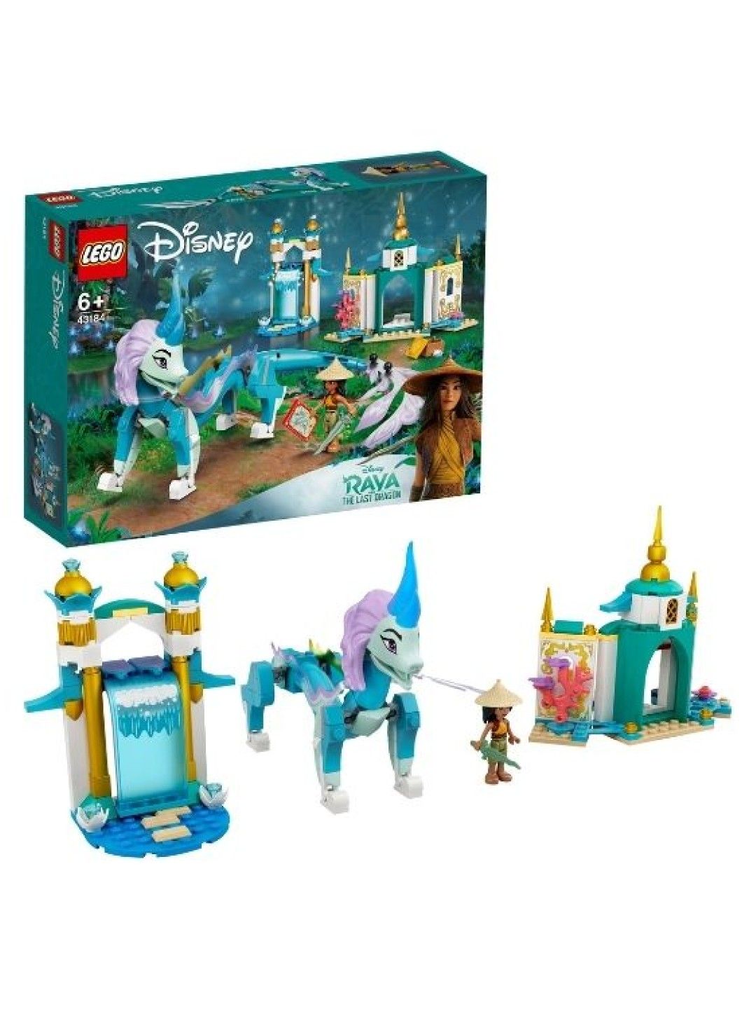 Lego Disney Princess Raya and Sisu Dragon (No Color- Image 3)