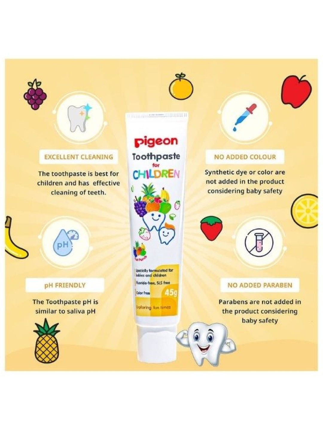 Pigeon Toothpaste Special Bundle Fruit Punch (No Color- Image 3)