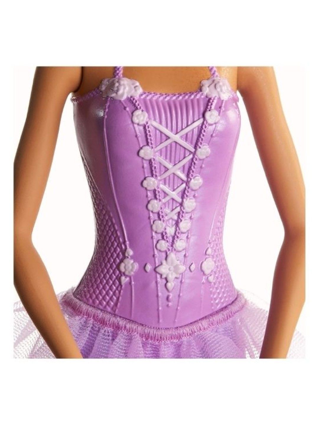 Barbie Ballerina Doll, Brunette With Purple Tutu (No Color- Image 3)