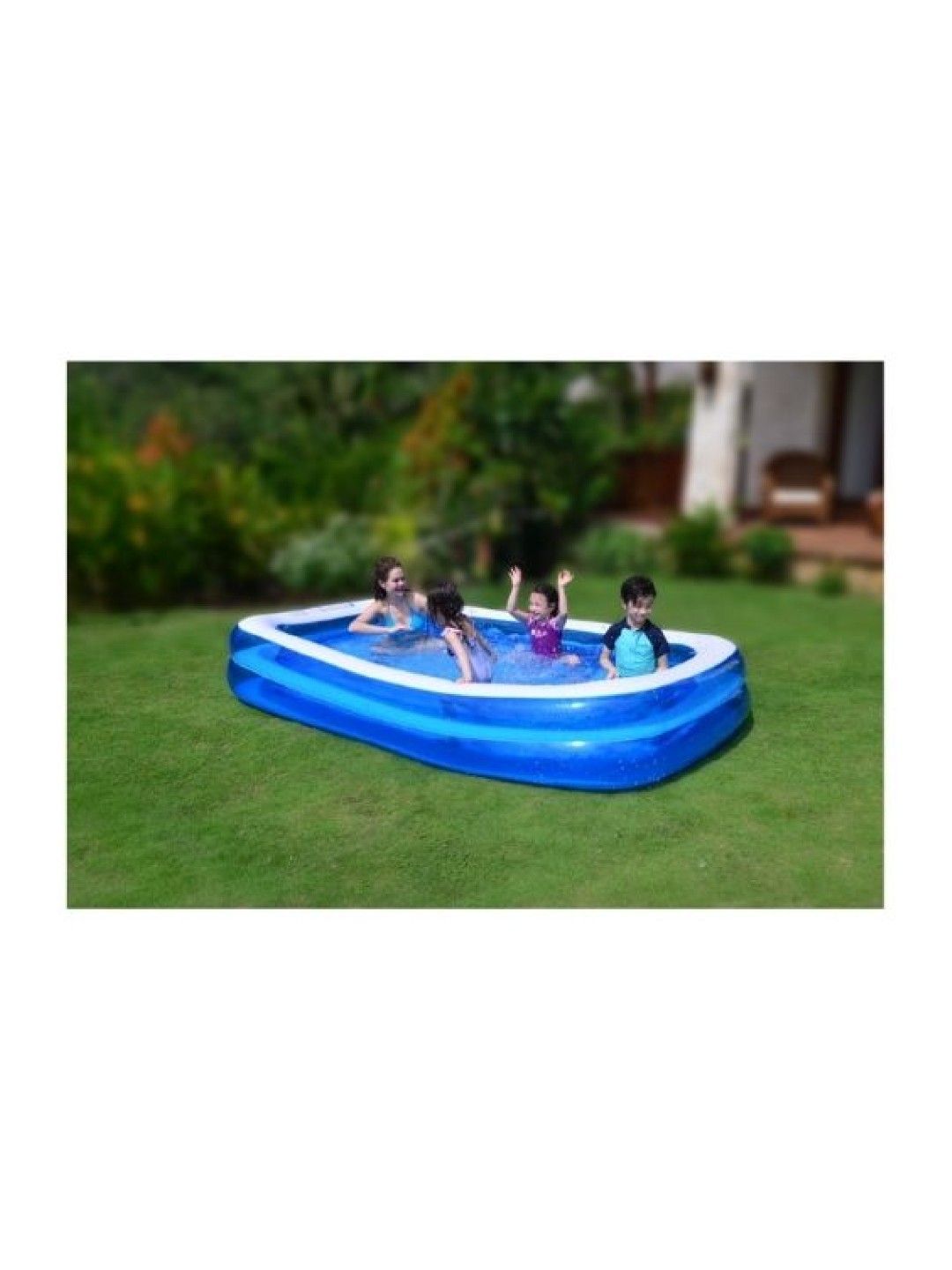 JILONG Giant Rectangular Pool (103cm x 69cm x 20xm) (No Color- Image 3)