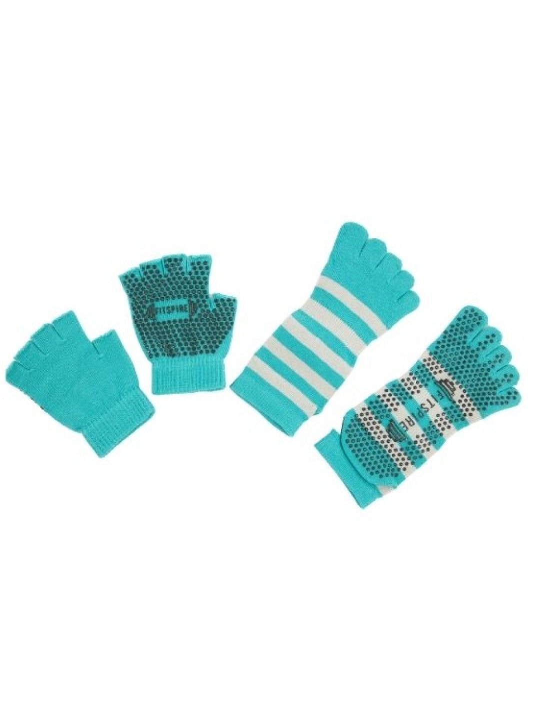 Sunbeams Lifestyle Fitspire Yoga Socks and Gloves Cotton Elastic Ribbon Workout Equipment (No Color- Image 3)