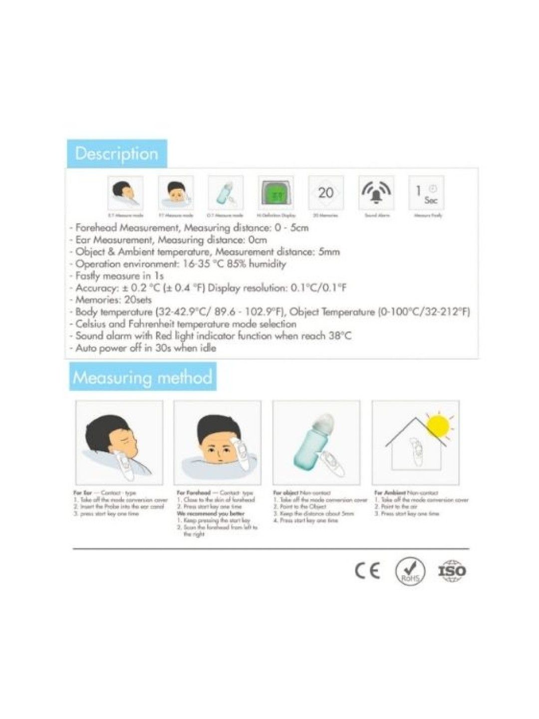 Babybee Philippines Infrared Thermometer (No Color- Image 3)