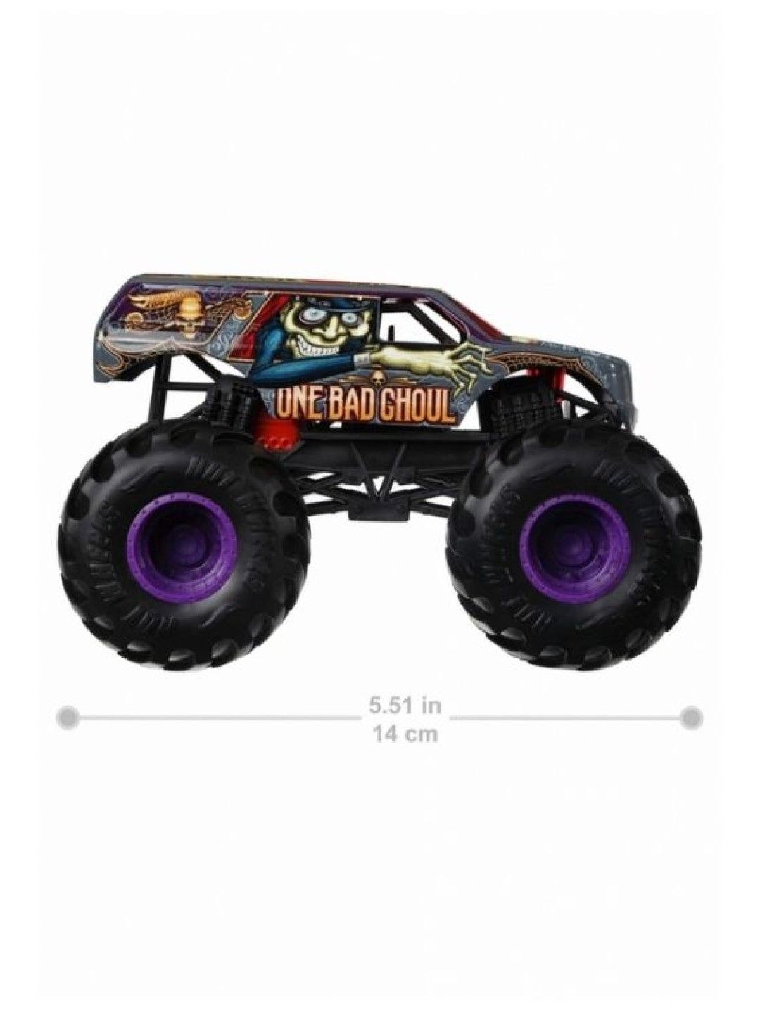 Hot Wheels Monster Trucks 1:24 Scale Monster Trucks (One Bad Ghoul- Image 3)