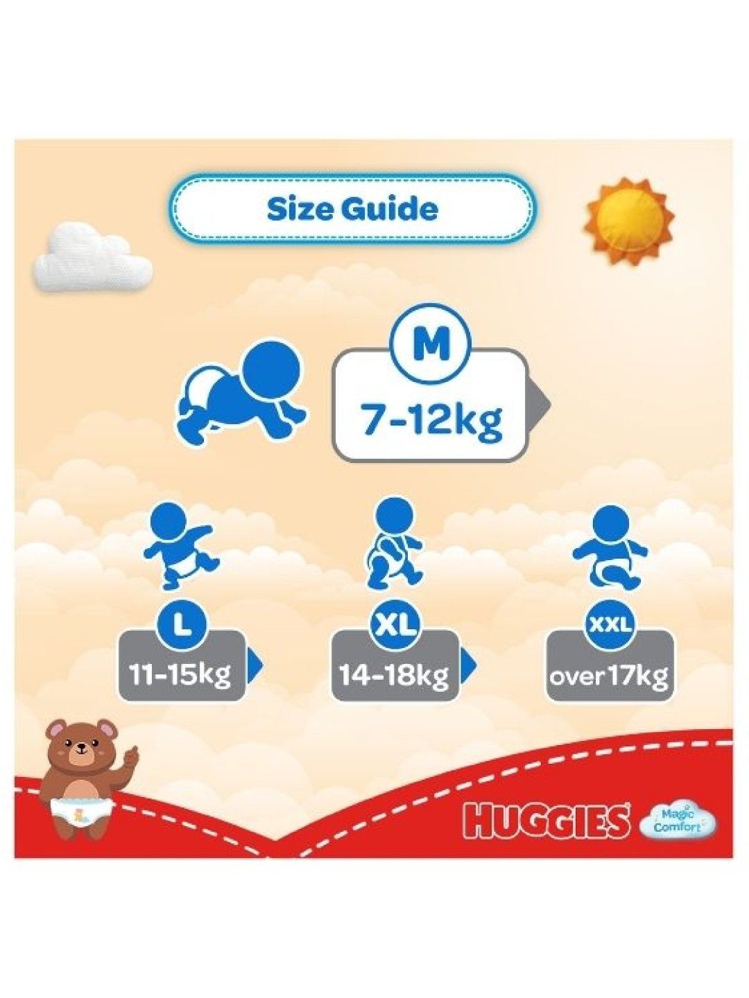 Huggies Magic Comfort Pants Medium (25 pcs- Image 3)