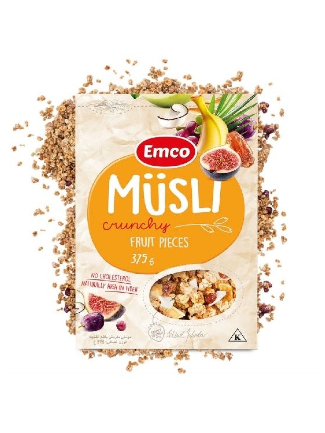 Emco Musli Crunchy Oat Cereal (Fruit Pieces- Image 2)