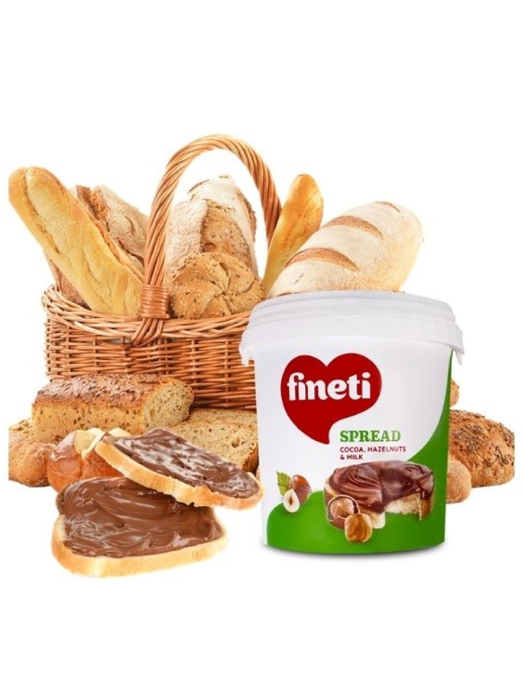 Fineti Hazelnut Spread (1kg) (No Color- Image 3)