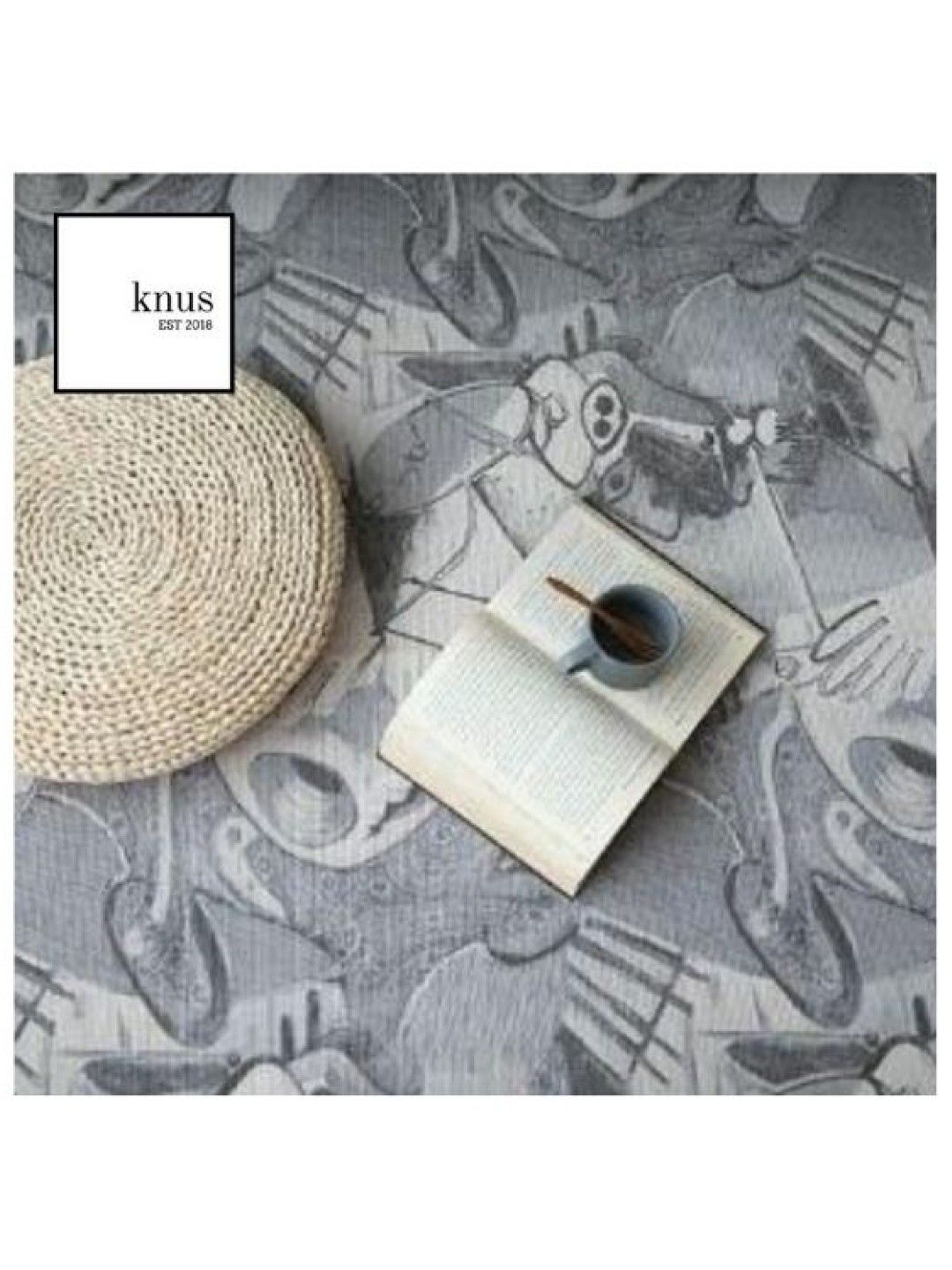 Knus PH Area Rug Carpet Artistic Grey (No Color- Image 3)