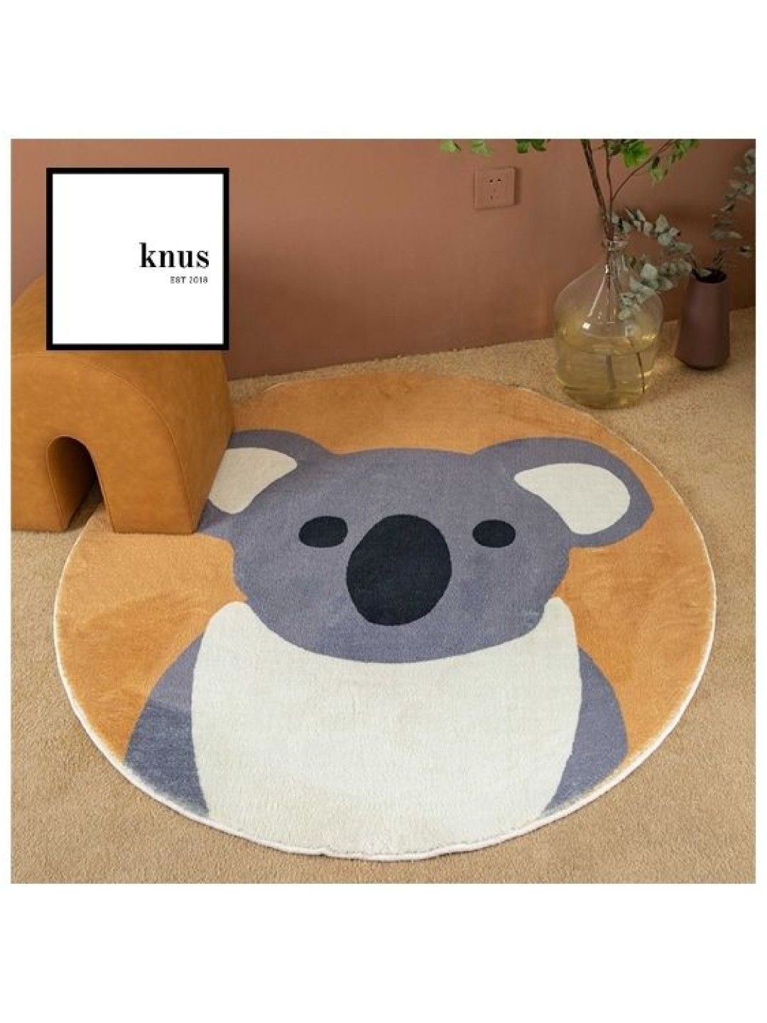 Knus PH Non-Slip Plush Area Rug Mat (Koala- Image 3)