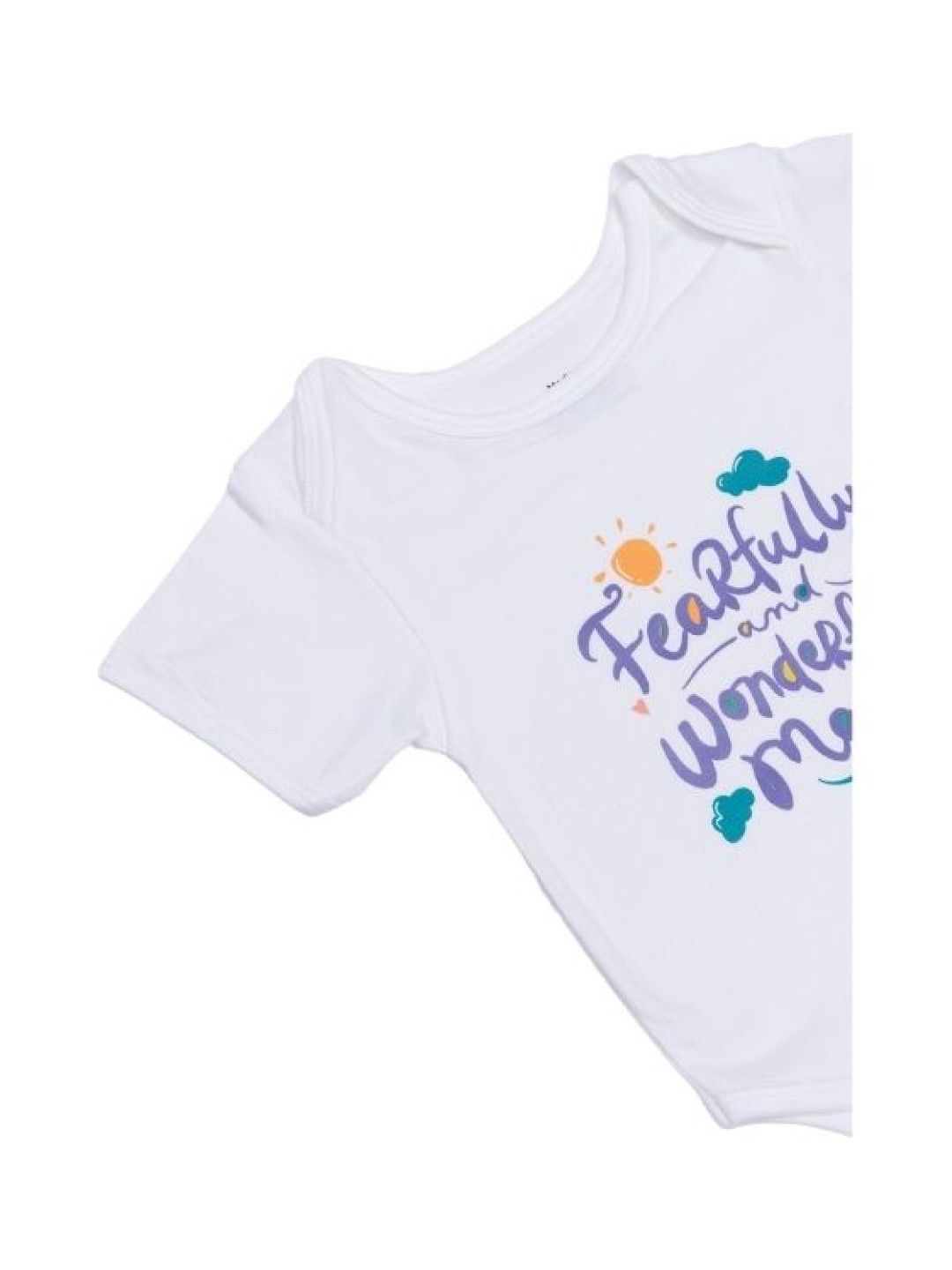 bean fashion Fearfully and Wonderfully Made Play Onesie (No Color- Image 3)