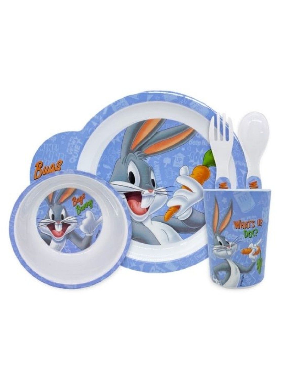 Looney Tunes Starter Feeding Set (Blue- Image 3)