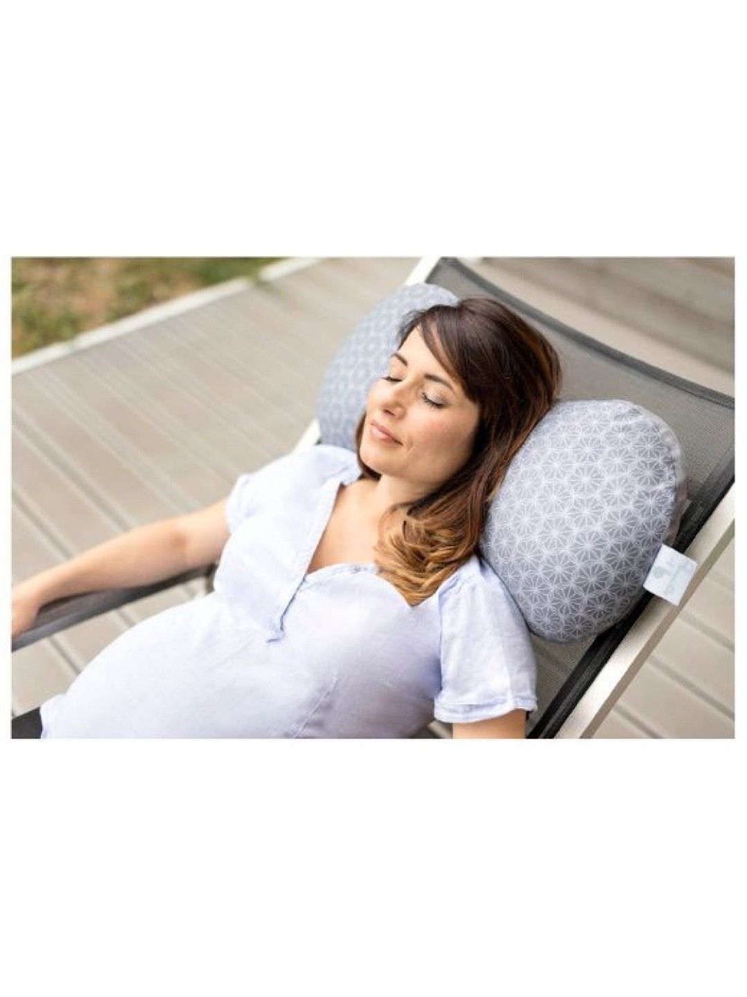 Babymoov Mom and B Maternity Pillow (Gray- Image 4)