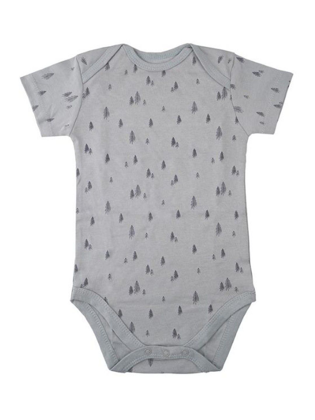 Cottonkind 5-Piece Set Babyboy Solid/Printed Shortsleeve Onesies (Cars- Image 2)