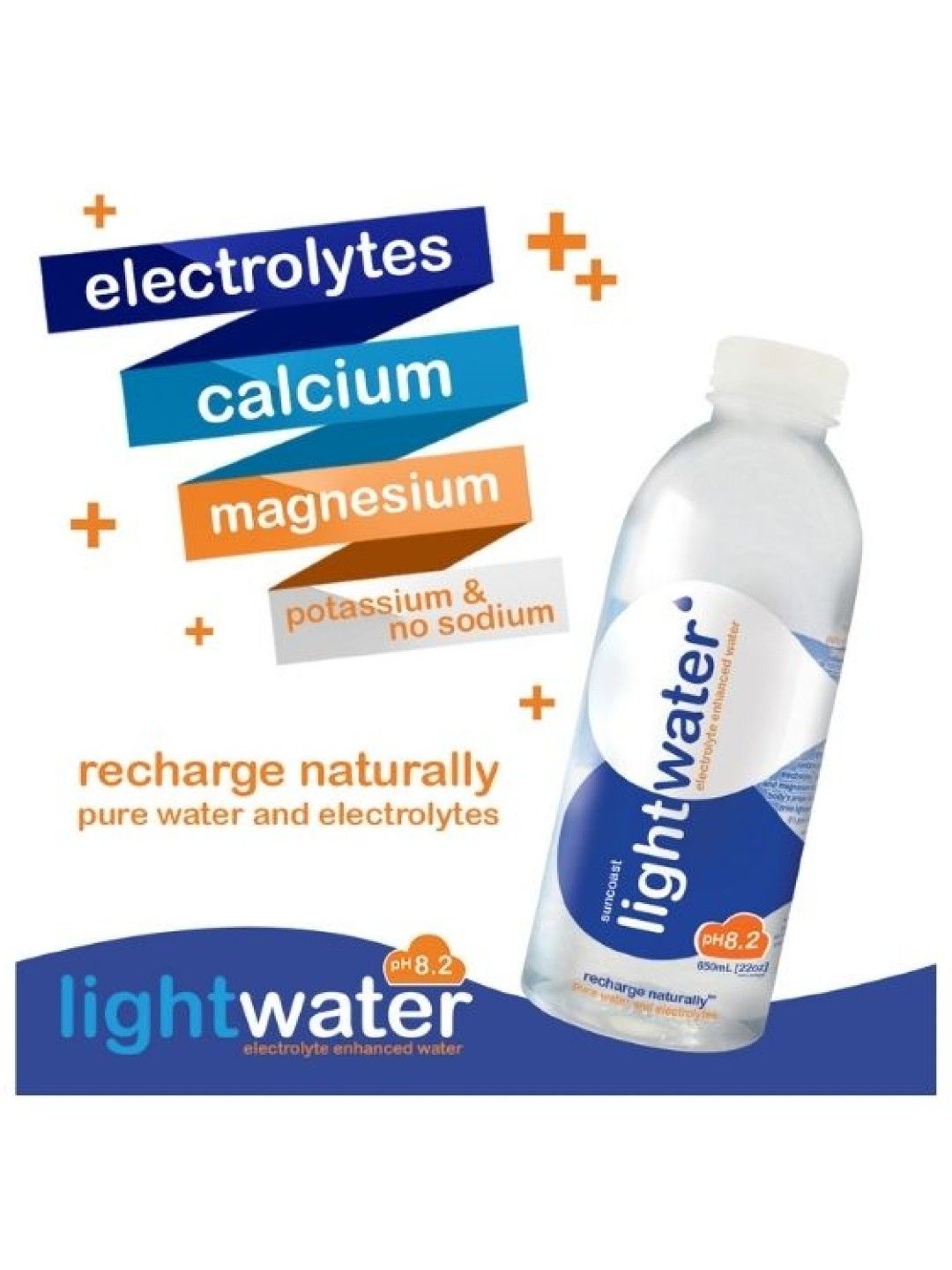 Lightwater Electrolyte Enhanced Water (650ml) (Pack of 24) (No Color- Image 3)