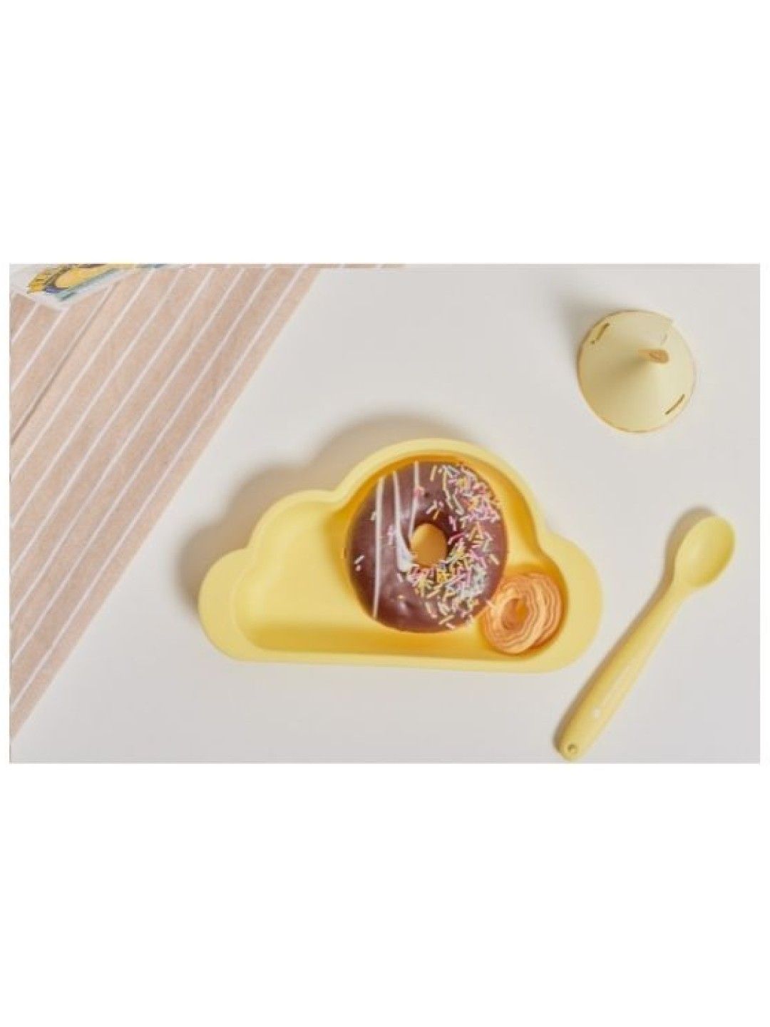 Mother's Corn Gerumi Suction Platter - Yellow (No Color- Image 3)