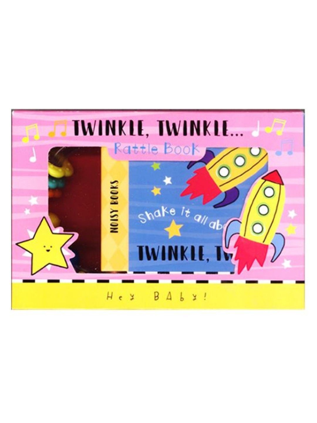 Learning is Fun Hey Baby Rattle Book Set Of 2 (Twinkle Twinkle & Hey Diddle Diddle) (No Color- Image 3)